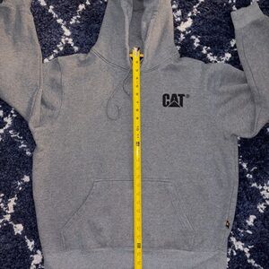 Men’s Caterpillar Logo Heavy  Weight Hoodie Gray size  X Large